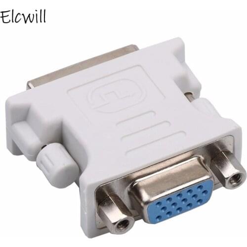 Hot DVI To VGA Adapter Cable Male To Female DVI 24+5 Pin To VGA 1080P Converter Adapter for HDTV Monitor Computer PC Laptop