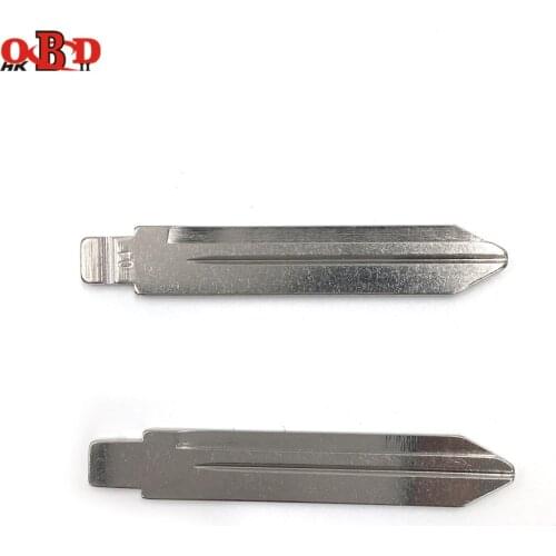 HKOBDII 10 pcs/lot Metal Blank Uncut Flip KD Remote Key Blade Type 04# for Chrysler / Jeep / Dodge