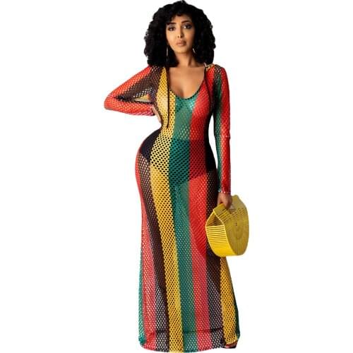 African Dresses For Women Party Dashiki Clothing 2021 Summer Beach Long Maxi Dress Robe Africaine Femme Clothes Africa Dress
