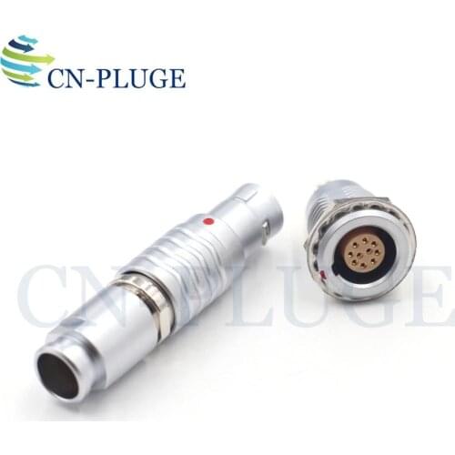 M12 Type FGG/EGG 1B 10 Pin Electronic Male Plug female socket Push Pull Fast Connector For Industrial Equipment