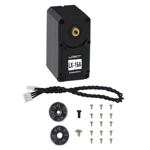LOBOT LX-16A Serial Bus Micro Servo Car Full Metal Gear High Torque 19KG 240 Degree Remote Control RC Parts Robot for Children