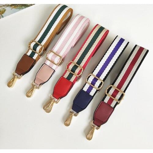 Fashion Bag Strap Woman Colored Straps For Crossbody Messenger Shoulder Bag Accessories Adjustable Bag Straps 3.8cm Wide DIY