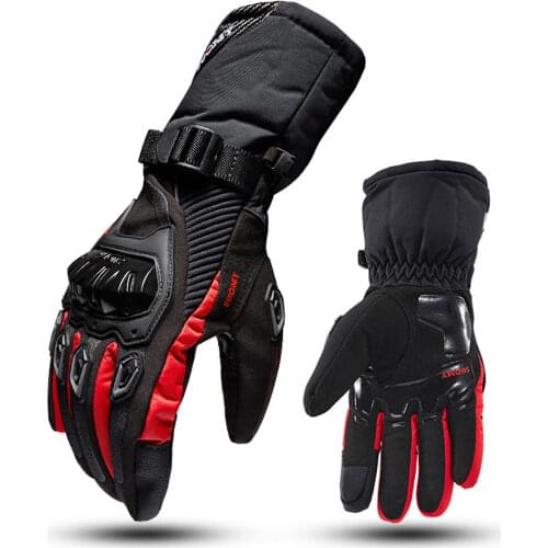 Motorcycle Gloves Men Full Finger Cycling Bicycle Ski Guantes Moto Luva Touch Screen Windproof Waterproof Winter Motocross Glove