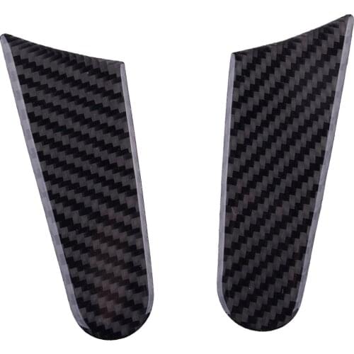 2Pcs/Set Rearview Mirror Decoration Trim Cover Sticker Decor Black Fit For Porsche Cayenne Macan 2014 2015 2016 2017 2018 2019