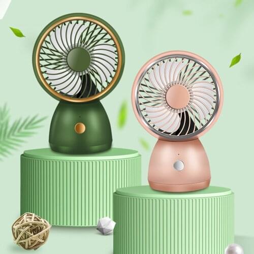 USB Desk Fan Small Personal Desktop Table Fan With Strong Wind Quiet Operation Portable Mini Fan For Office Bedroom