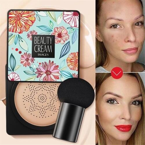 Oil Control Concealer Palette Female Foundation Mushroom Head Air Cushion BB Cream Concealing Breathable Makeup Bare Cosmetics