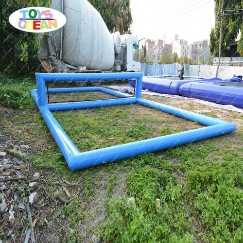Floating Inflatable Water Volleyball Court Inflatable Water Sport Arena Inflatable Volleyball Pitch for sale