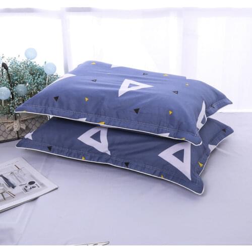 Full Cotton Pillowcase Zipper Cotton Pillowcase Adult Large Size Pillow Case Single 100% Cotton Thick Pillowcase