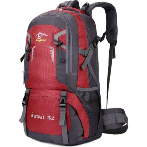 New 40L mens backpack large-capacity outdoor sports rucksack wear-resistant waterproof travel camping Hiking Bag backpack