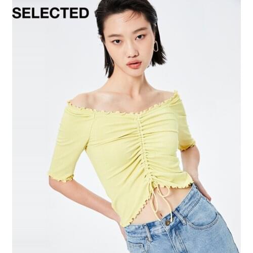 Женские футболки с коротким рукавом SELECTED China At AliExpress