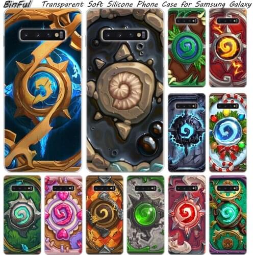 Hot Hearthstone Heroes of Warcraft Silicone Case For Samsung Galaxy S10 S9 S8 Plus S7 Edge A6 A8 Plus A7 A9 2018 A5 2017 Cover