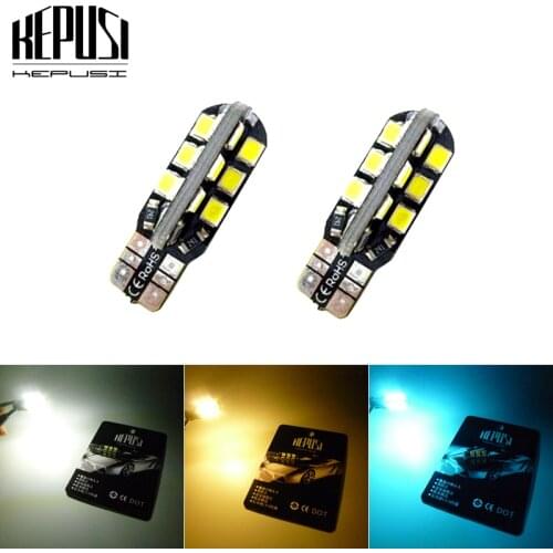 2x Canbus Car LED T10 W5W Side Marker Wedge License Plate Reading Lamp For nissan qashqai j10 note juke teana murano navara