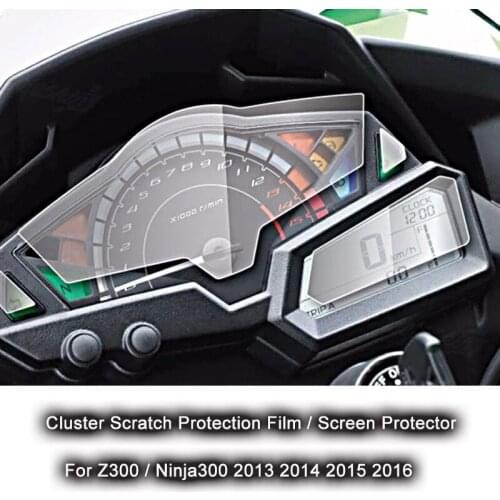 For Kawasaki Ninja 300 EX300 Ninja300 Z300 Z250 2013 2014 2015 2016 Cluster Scratch Protection Film Screen Protector Brand New