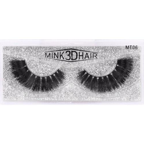1 Pair 3D Mink Eyelashes Thick Fluffy Soft Eyelash Extension High Volume Natural False Eyelashes Makeup Mink Eye Lashes Bulk