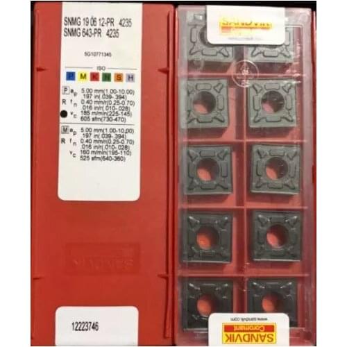 10PCS CARBIDE INSERT SNMG190612-PR4235