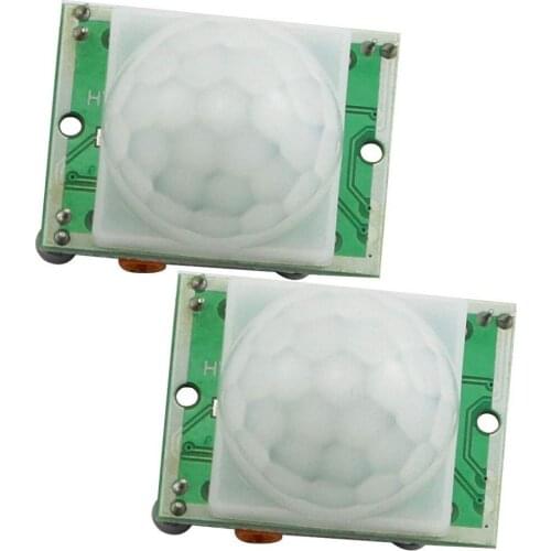 2 PCS Modules Hc-sr501 Adjust Infrared Ir Pyroelectric Pir Motion Sensor Detector Module For Arduino Microcontrollers Wholesale