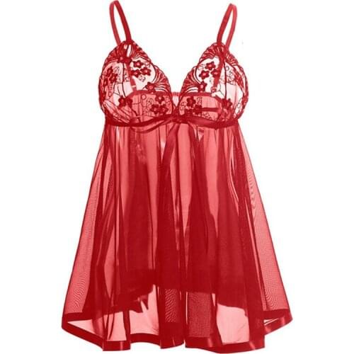 4XL Plus Size Nightdress V Neck Nightgowns Spaghetti Strap Sleepwear Sexy Dress for Sex Night Women Embroidery Lingerie Dress