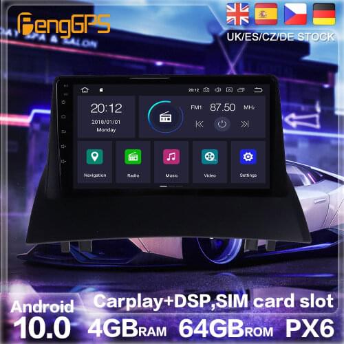 Android 10.0 PX6 Radio Stereo GPS Navigation For Renault Megane 2 2002 2008 Car DVD Player Multimedia Auto Radio Player HeadUnit