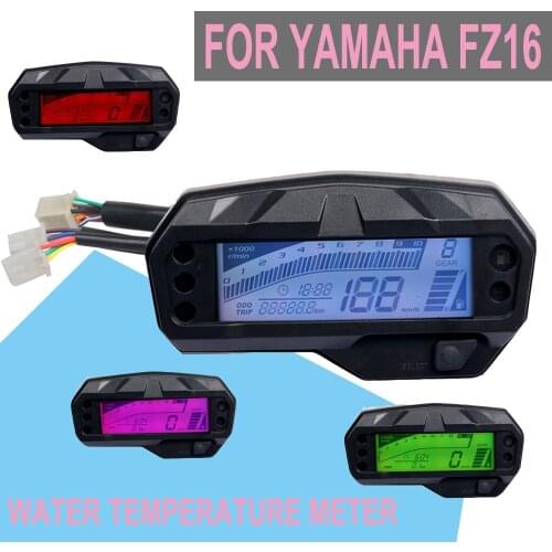 Water Temperature Meter Gauge Sensor Digital Tachometer Display for Yamaha FZ16 FZ 16 Motorcycle Speedometer Rpm Gauge
