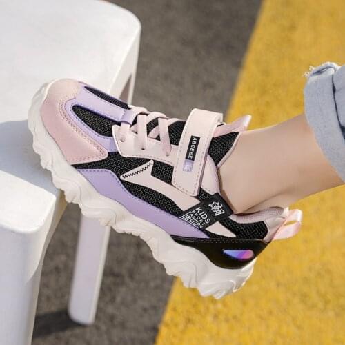 Kids Running Sneakers Breathable Lightweight Children Shoes Non-slip Casual Boys Shoes Walking Sport Fashion Girls Sneakers
