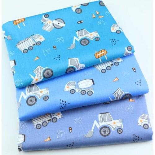 Cotton Fabric 100% Cotton Twill Printed Tissus for DIY Sewing Home Textile Child Dress Making Woven Soft Clothes Fabric