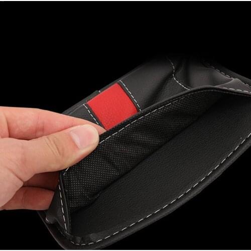 PU Leather Car Seat Storage Bag Pouch Phone Holder Pocket Box Organizer Choose Color Can 3 T8T3