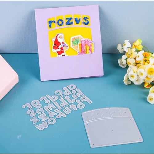Metal cutting dies letters photo frame cut die mold decoration Scrapbook paper craft knife mould blade punch stencils dies