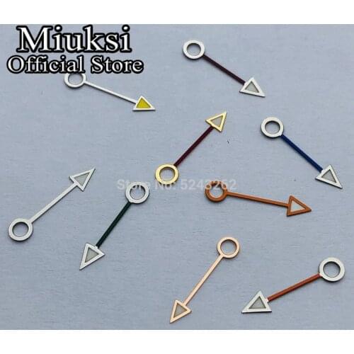 Miuksi GMT watch hands fit Mingzhu DG 3804 movement