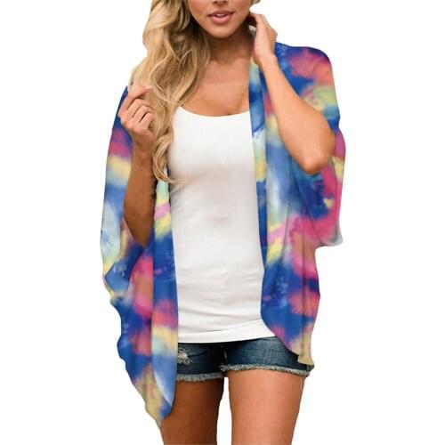 Fashion Chiffon Cardigan Blouse Beach Cover Up Kimono Shawl Tops Casual Summer Ladies Female Tops Chiffon Long Cardigan платья