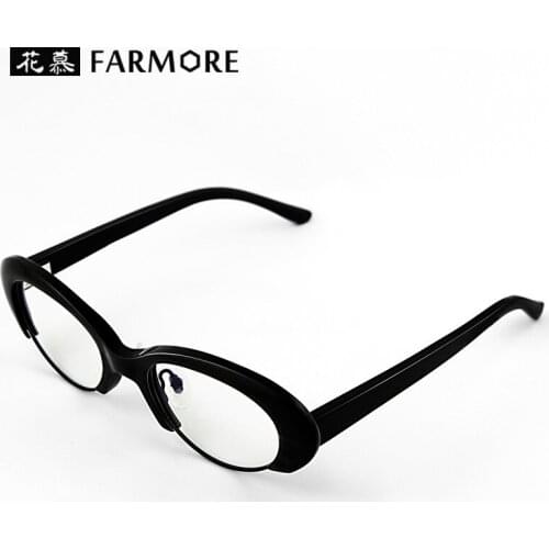 Vintage with Large Rims Horn Frame Handmade Glasses New Trendy European and American Popular Glasses Frame N5