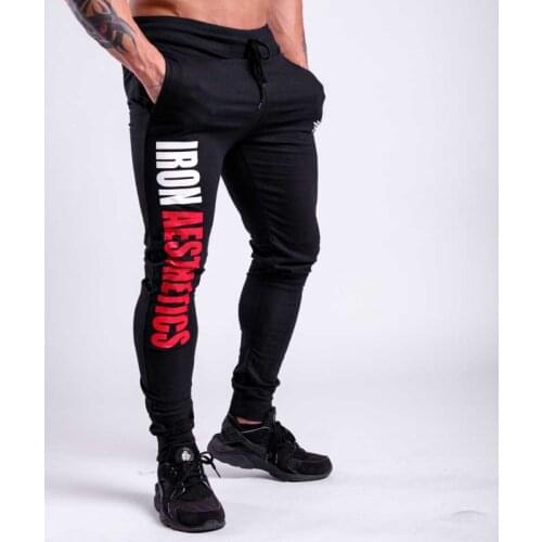 Autumn Mens Joggers Casual Pants Fitness Men Sportswear trousers Bottoms Skinny Sweatpants Trousers Gyms Jogger Track Pants