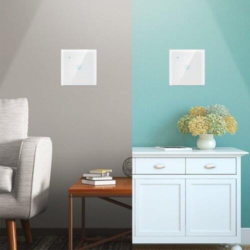 Switch WIFI Alexa RF Switch EU Mobile Phone Remote Control Touch Smart Voice Google Home Switch 1/2/3 Gang ABS 110-240V Home