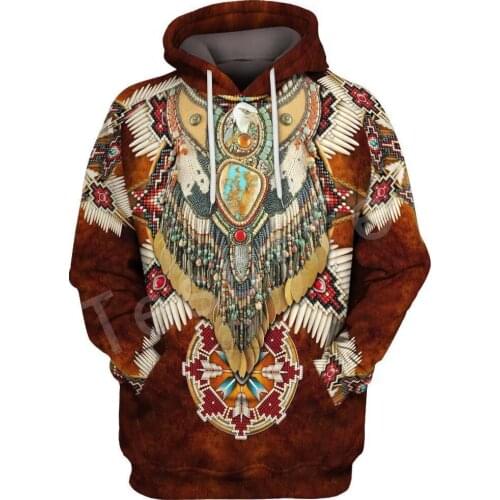 Tessffel Indian Native culture Harajuku Casual Colorful Tracksuit New Fashion 3DPrint Unisex Hoodie/Hoodies/Jacket Men Women s-5
