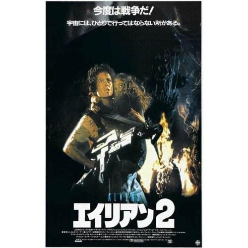 More Style Choose Alien Movie Film Print Silk Poster for Your Home Wall Decor 24x36inch