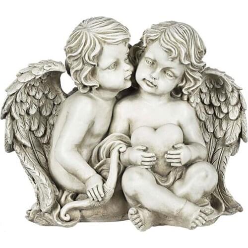 Love Angel Statue Handmade Crafts Home Decoration Accessories Cute Baby Flowerpot Fairy Garden Ornaments Gift