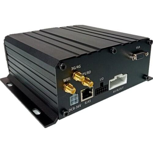 Super Capacitor 1080p AHD 4CH Quad Channel MDVR with 4G GPS WIFI Truck Fleet Monitoring Recorder HDD Mobile DVR