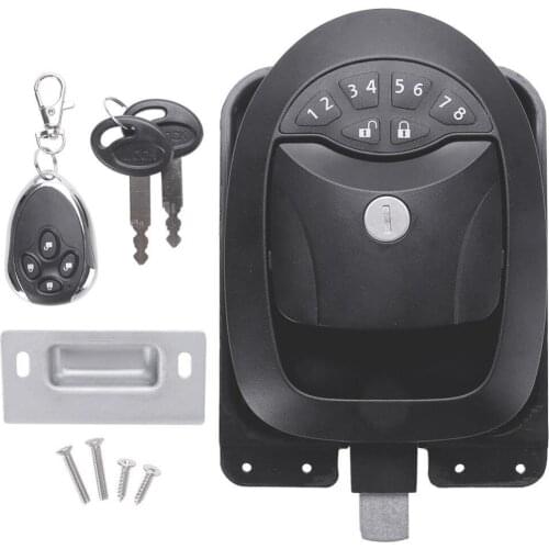 Car Keyless RV Entry Door Lock Latch Handle Knob Dead Bolt Camper Trailer Caravan With Key