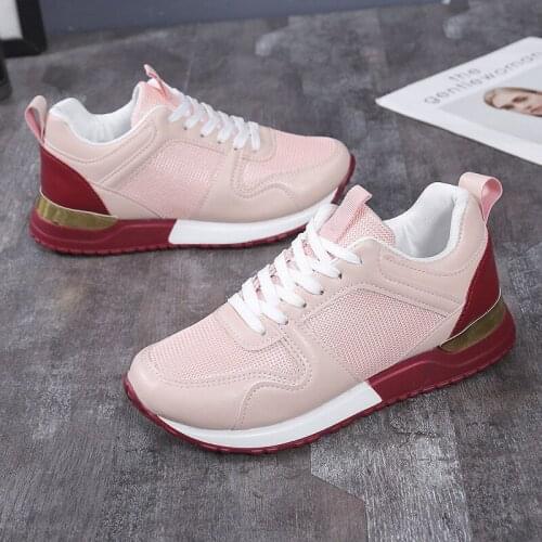 New Women Casual Shoes Height Increasing Sport Wedge Shoes Air Cushion Comfortable Sneakers Zapatos De Mujer934