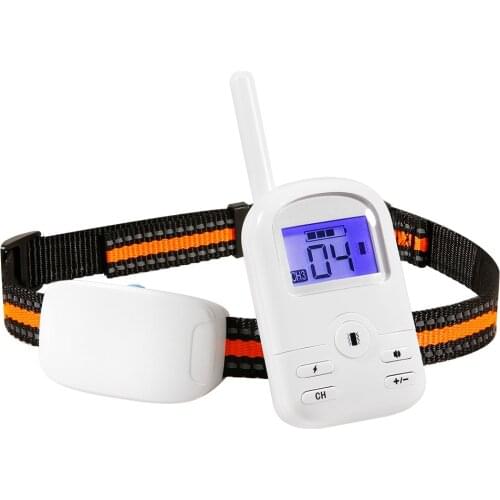 2021 New Electric Dog Training Collar Shock Bark Stop Training Collar With LCD Display Waterproof Pets Trainer For All Size Dog