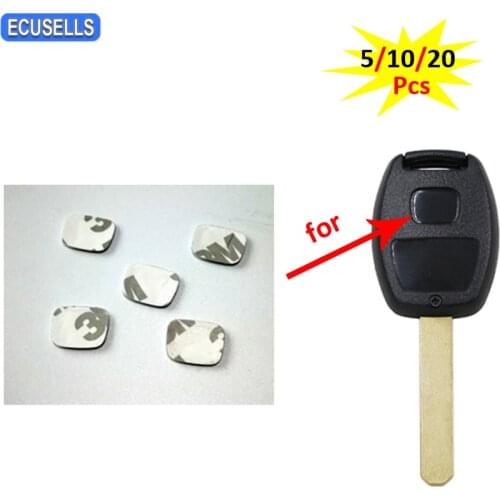 5/10/20Pcs Car Key Shell Square Emblem Symbol Sticker Logo For Honda Remote Keys