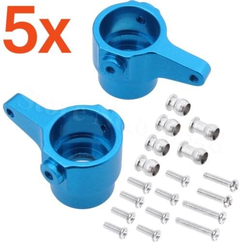 5pairs/lot Rear L/R Steering Knuckle RC Cars Hub Carrier For WLtoys 1/28 RC Car K969 K989 K999 P929 4WD Off Road Rally