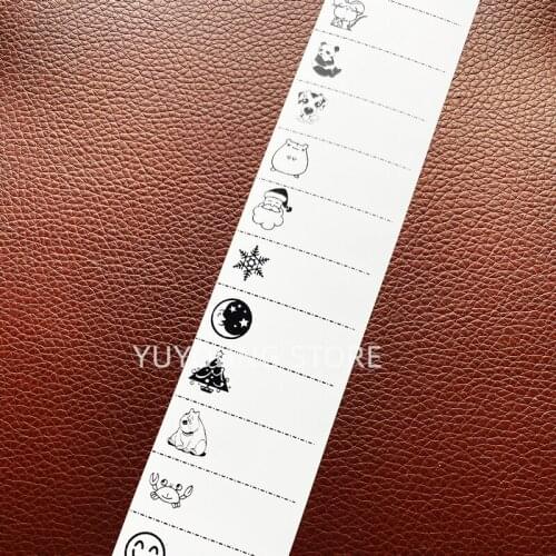 50/100Pcs Cartoon Fabric Clothing white Sew on Name Labels Patches Kids stickers DIY Label Cloth Crafts Sewing Accessories