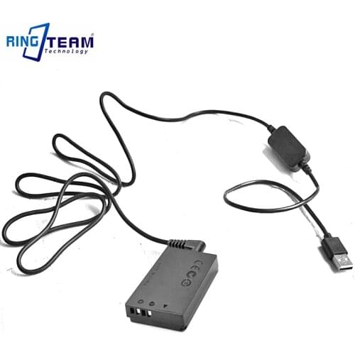 5V 2A ACKE12 ACK-E12 CA-PS700 USB Power Cable Adapter + LP-E12 DR-E12 DC Coupler for Canon EOS M M2 M10 M50 Digital Cameras