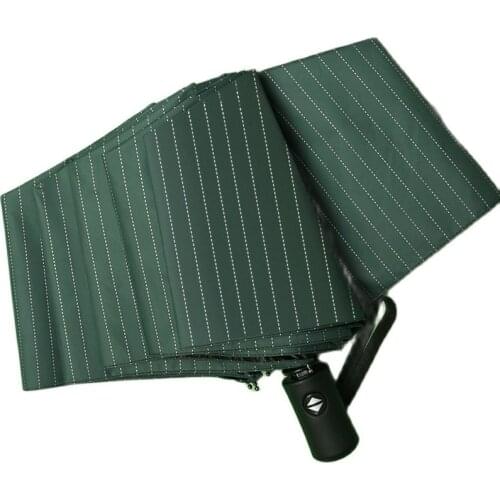 Double Layer Automatic Umbrella Rain Women 3 Fold Strong Windproof Female Male Large Parasol Men Business Umbrellas Parasol