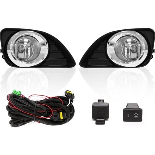 Car Fog Light LED For Toyota Camry 2009 2010 2011 Front Bumper Driving Lamp Assembly Chrome Auto Light Accessories