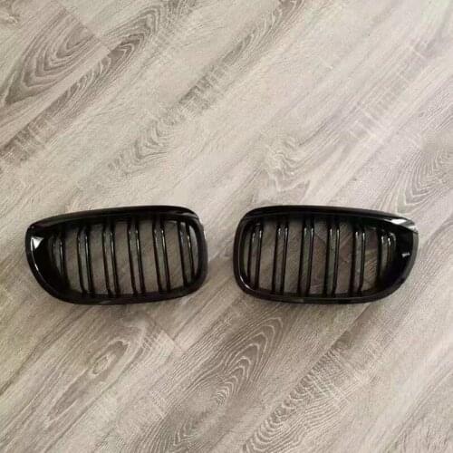 Auto Part For B-mw 3 Series E46 2 Doors 2002-2004 Glossy Black ABS Material Front Mesh Grille Car Bumper Mesh Grilles