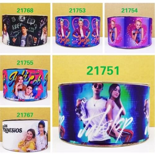 Free shipping 50 yard cartoon printed grosgrain ribbon 21768