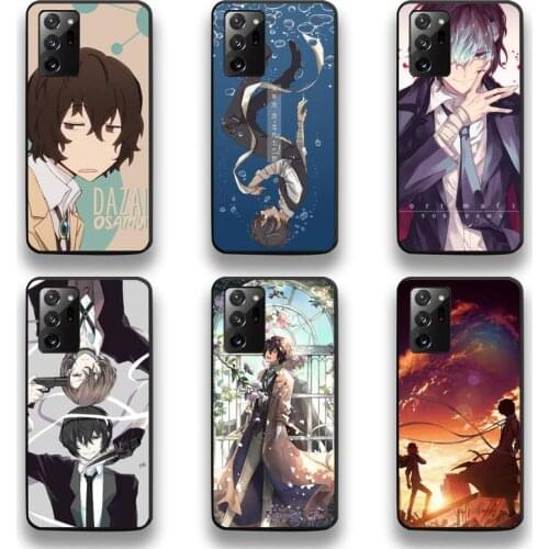 Anime Bungou Stray Dogs Dazai Osamu Phone Case For Samsung Galaxy Note20 ultra 7 8 9 10 Plus lite M51 M21 M31 J8 2018 Prime