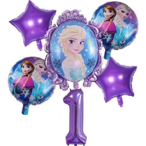 Disney Frozen Elsa Princess Birthday Party Decor Supplies Baby shower girl Party Decoration Kids Girl favor Disposable Tableware