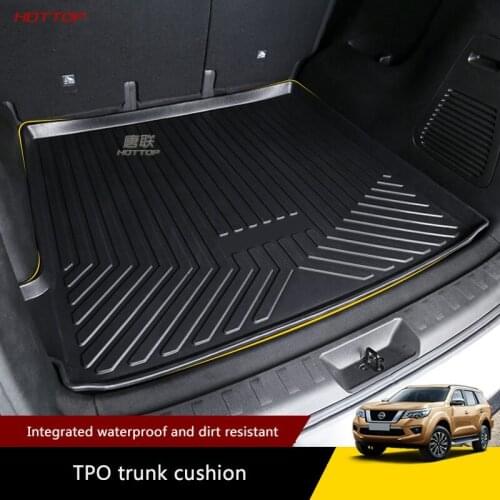 For Nissan Terra 2018 2019 2020 Trunk Mat Modified TPO Environmental Protection Waterproof Trunk Mat